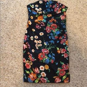Guess Floral Silk Mini Dress